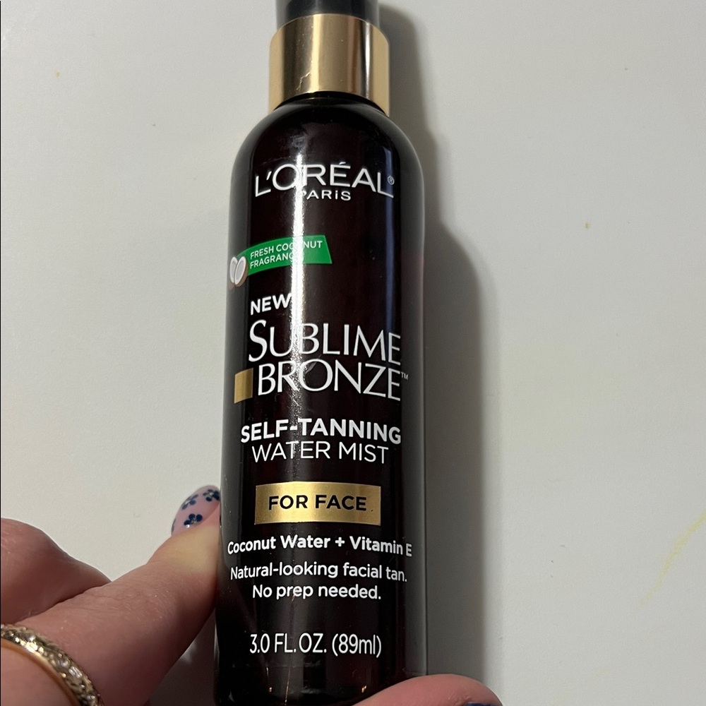 L'Oreal Sublime Bronze Self-Tanning Water Mist - Coconut Scented 3oz